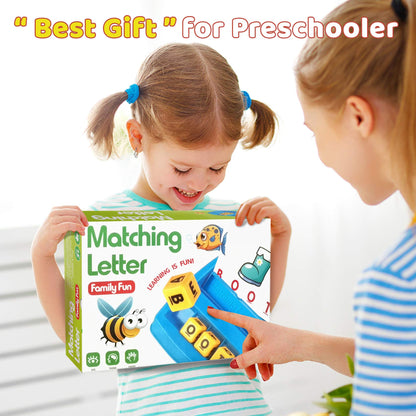 HahaGift Toddler Girl Toys Age 3 4 5 6 7，Matching Letter Game Preschool Learning Educational Toys for Kids 3-8 Year Old Boys Girls, Best Christmas Birthday Toy Gift for 3 4 5 Years Old Kindergartener 🍁 All In One Marketplace Canada