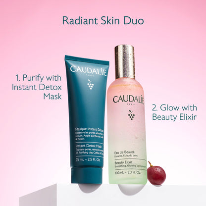 Caudalie Beauty Elixir Face Mist: Toner That Tightens Pores + Reduces Dullness + Sets Makeup - 30 mL - Available at All In One Marketplace Canada