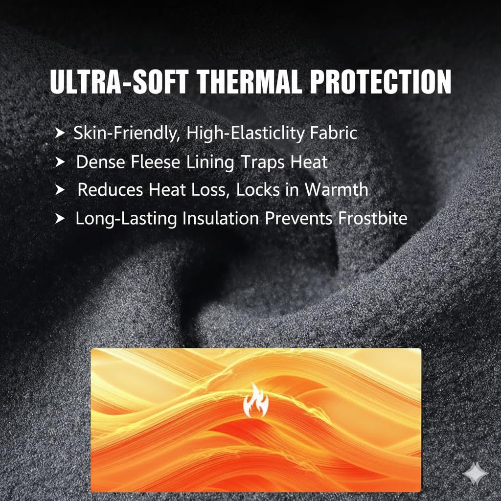 KENPMA 2-Pack Winter Balaclava Face Mask for Men & Women, Thermal Ski Mask for Cold Weather, Windproof Full Face Cover for Skiing, Snowboarding, Motorcycling, Ice Fishing, Running, Hiking Black 🍁 All In One Marketplace Canada