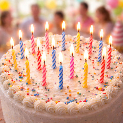 288-Count Birthday Cake Candle Set – Skinny Pink, Red, Blue, Yellow, White Birthday Candles for Cake, Bulk Party Candles 🍁 All In One Marketplace Canada