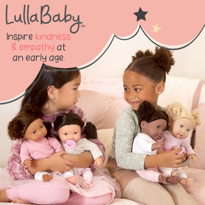 LullaBaby Baby Doll Accessories Meal Time and Changing Set, 19 Pc LullaBaby