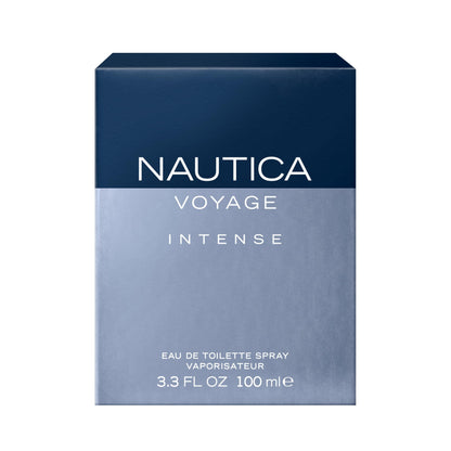 Nautica Voyage Intense Eau de Toilette for Men, Fresh, Aquatic Fougère, Masculine Fragrance,100ml