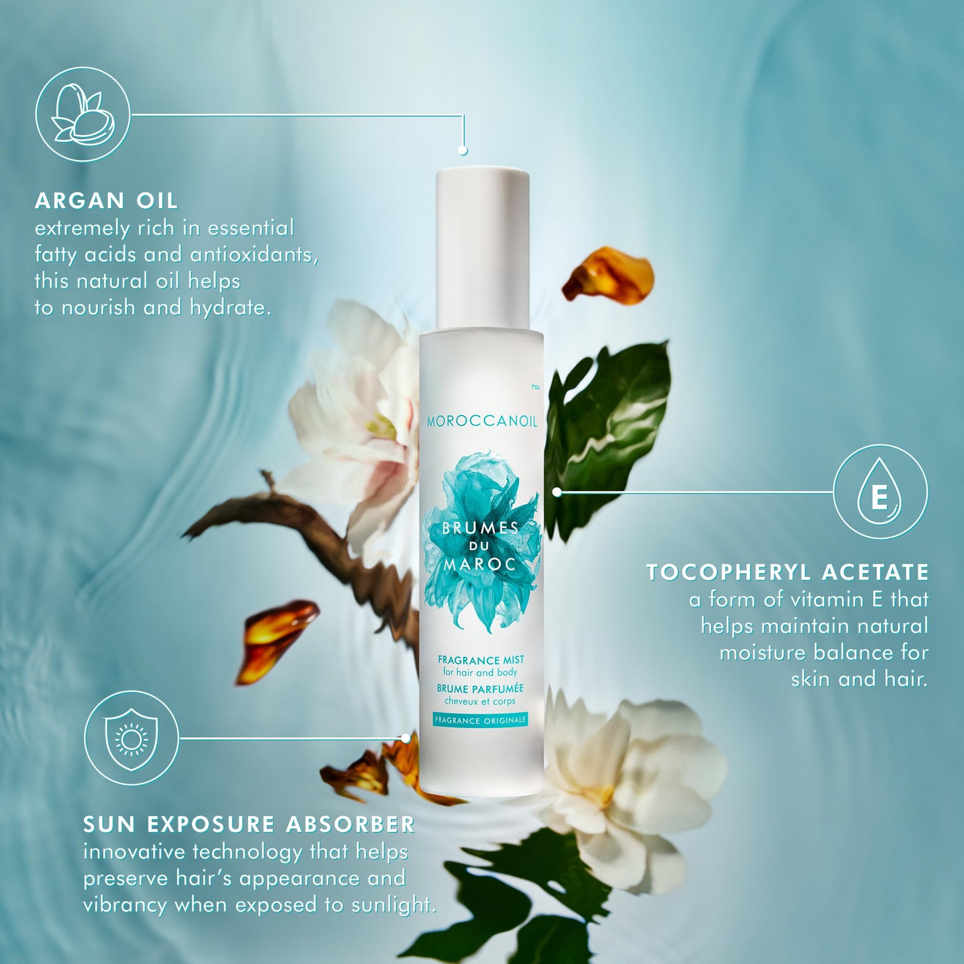 Moroccanoil Hair and Body Fragrance Mist, 3.4 Fl. Oz Moroccanoil