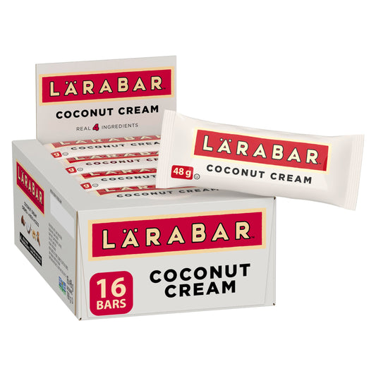 LÄRABAR Coconut Cream, Fruit and Nut Energy Bar, Pack of 16 Bars, Gluten Free, Vegan, Family Pack, Snack Bars, 768 Grams Package - Available at All In One Marketplace Canada