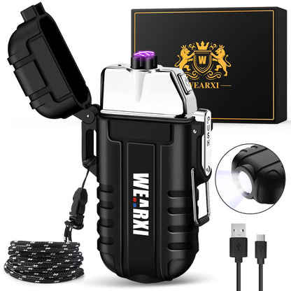 WEARXI Gifts for Men Electric Lighter, Stocking Stuffers for Men Adults 🍁 All In One Marketplace Canada