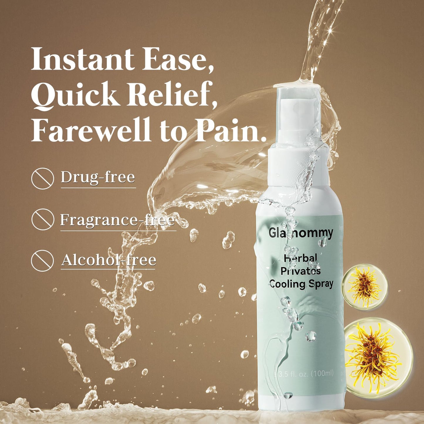 Postpartum Recovery Essentials Kit for Women, Labor & Delivery Postpartum Care, Peri Bottle, Cooling Spray, Disposable Postpartum Underwears, Postpartum Pads, Hot&Cold Packs, Soothing Liners - Available at All In One Marketplace Canada