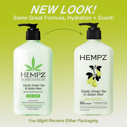 HEMPZ Body Lotion - Green Tea & Asian Pear