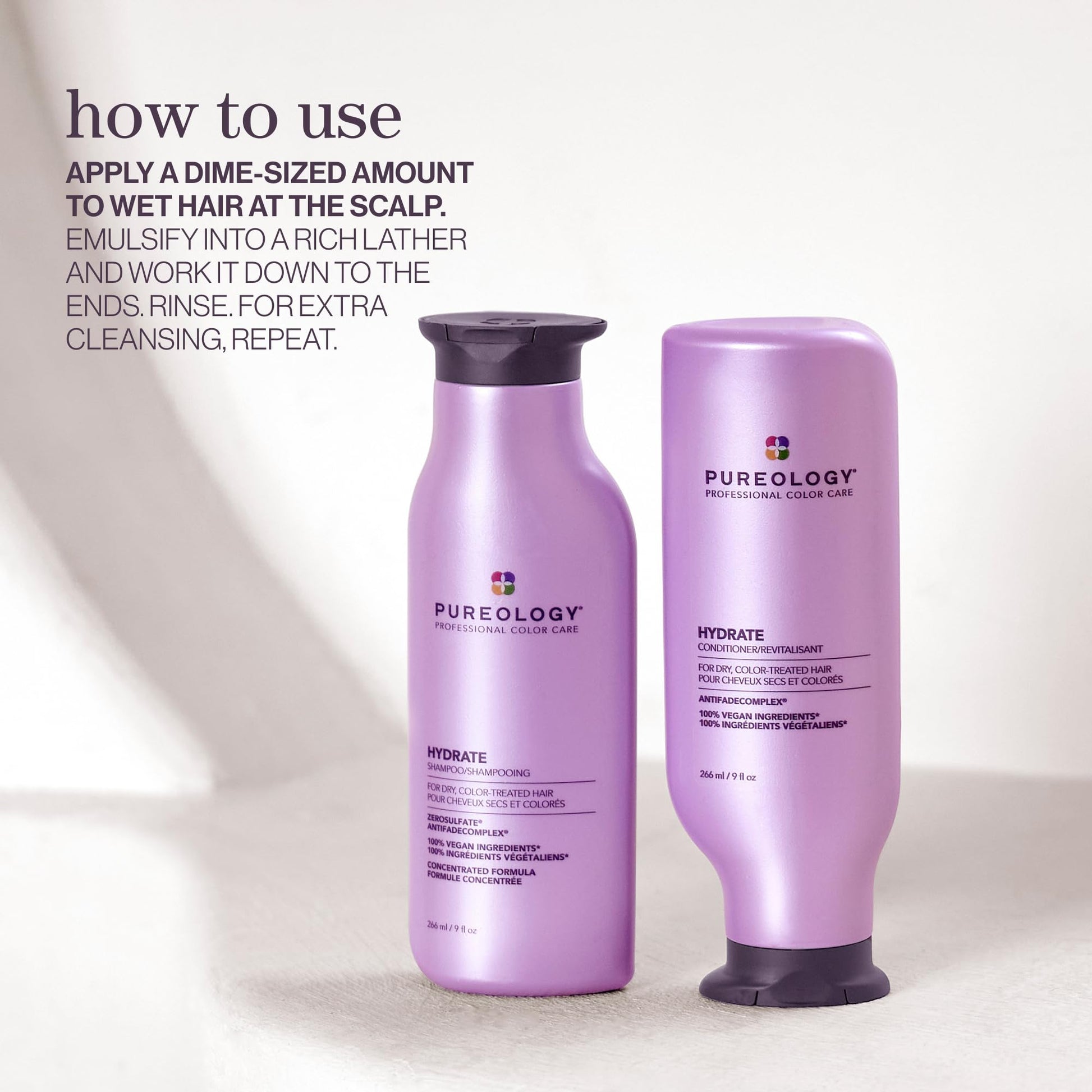 Pureology Hydrate Shampoo for Dry Hair, 266mL Pureology