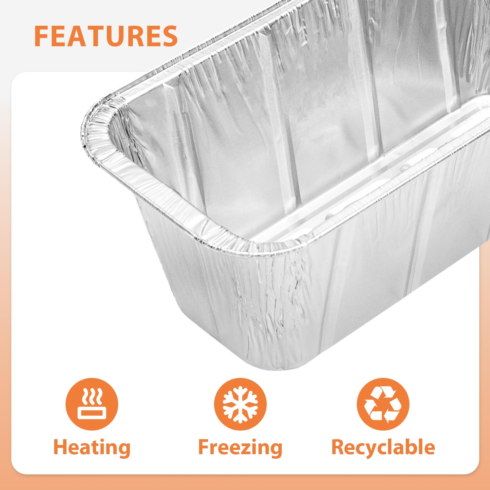 Rushare 30 Pack Drip Pan Liners for Blackstone 17"/22"/30"/28"/36" Griddle, Grease Cup Liners for Blackstone 5017, Disposable Aluminum Foil Drip Pan Liner, 8 x 3.7 Inch