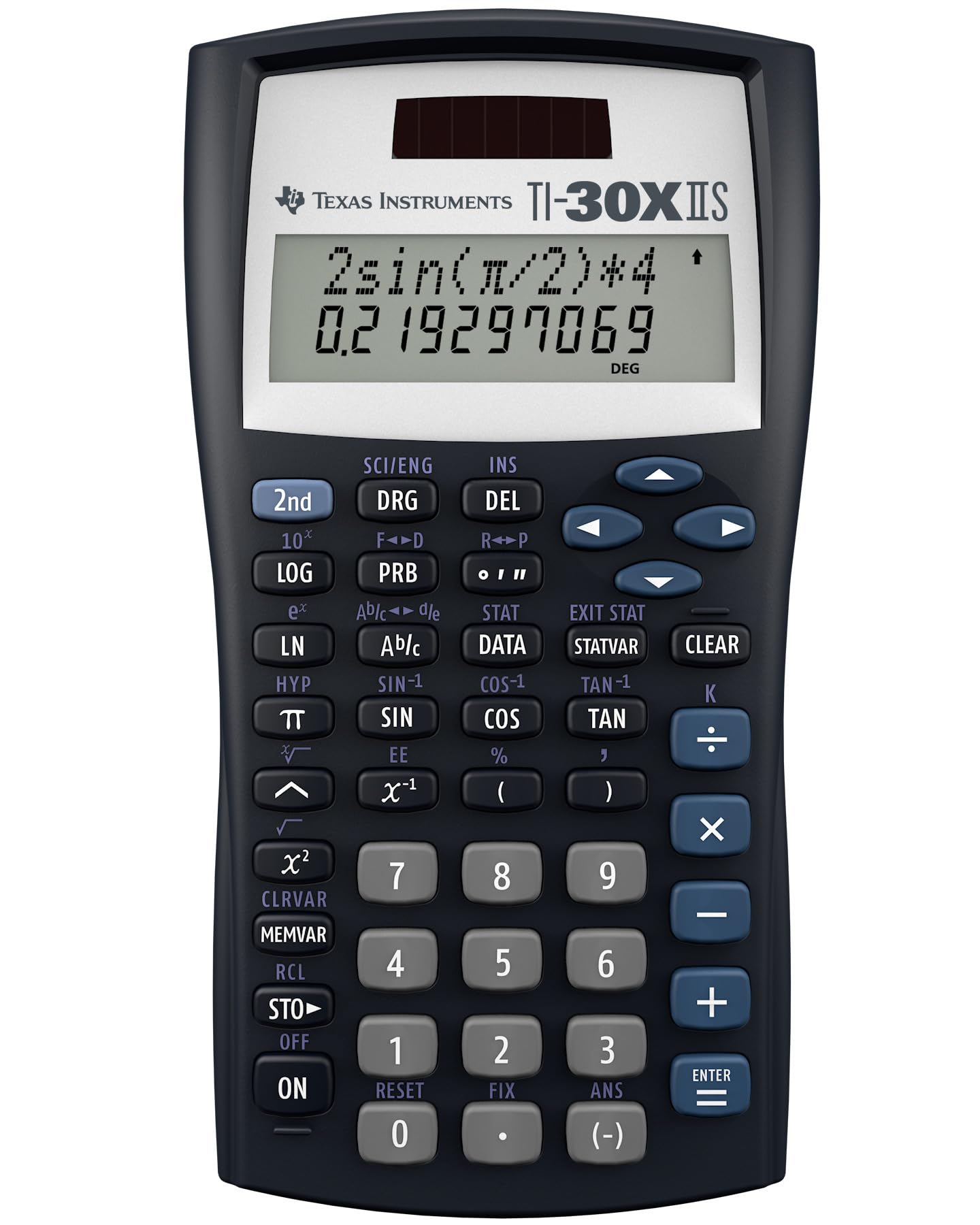 Texas Instruments TI-30X IIS 2-Line Scientific Calculator, Black with Blue Accents 🍁 All In One Marketplace Canada