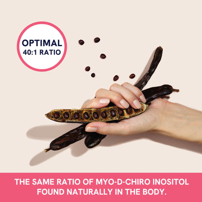 Inositol | Hormone Balance for Women | Myo-Inositol & D-Chiro | Ideal 40:1 Ratio | Myoinositol 2000mg, D Chiro 50mg | Regulate Menstrual Cycle & Support Ovarian Health | 120 Ct (1 Month Supply)