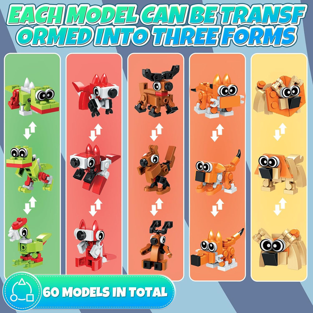 Party Favor for Kids, 20 Pack Mini Animals Building Blocks Set 🍁 All In One Marketplace Canada