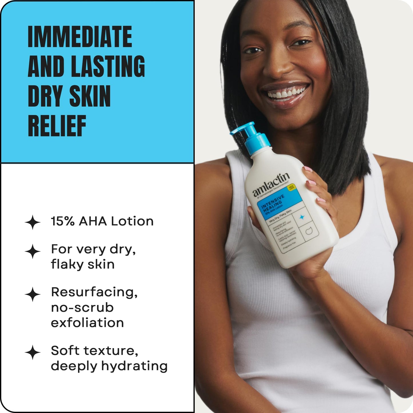 Amlactin Rapid Relief Restoring Lotion + Ceramides, 7.9 Ounce 🍁 All In One Marketplace Canada