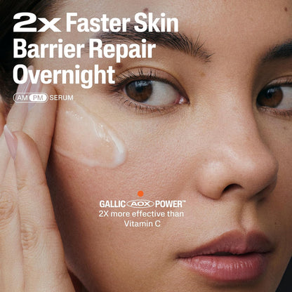 CETAPHIL Repair & Renew Night Serum for Stressed Sensitive Skin with Gallic Acid & Vitamin E, PM Face Serum, Repairs Skin Barrier Overnight, Dermatologist Recommended, 1 fl oz Dropper Bottle - Available at All In One Marketplace Canada