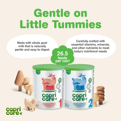 Capricare Stage 1 Whole Goat Milk Powder Infant Formula - 800g