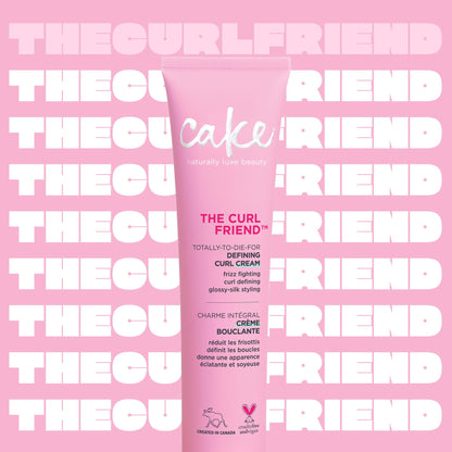 Cake Beauty Curl Defining Cream, The Curl Friend - For Curly Hair | For Frizz Control | Moisturizes & Defines | With Avocado Oil | Soybean Oil & Shea | 6 Fl Oz / 177 mL 2 Pack 🍁 All In One Marketplace Canada