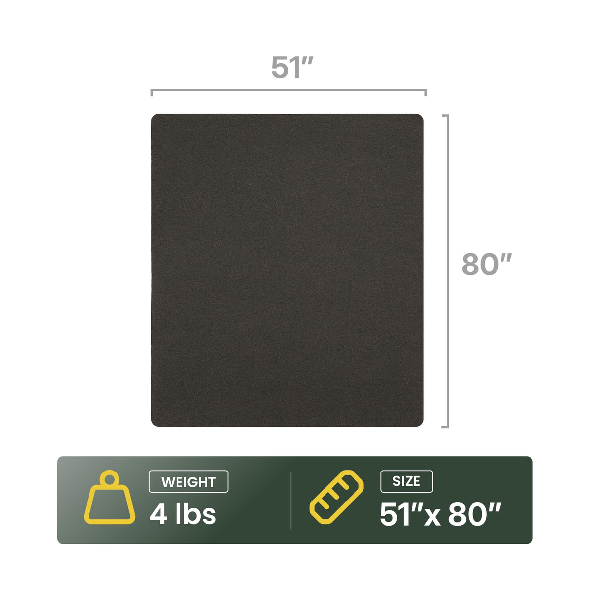 72HRS 51” x 80” Wool Blanket Camping Essentials 2 lbs (50% Wool, 1 Pack) 🍁 All In One Marketplace Canada