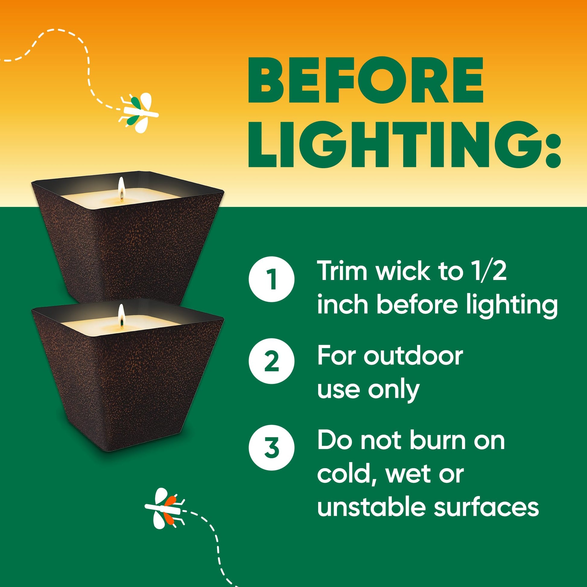 Off! Backyard Citronella Scented Candle, Ambiance Enhancing Centerpiece, Burns for up to 25 Hours, 16 oz (Pack of 2) OFF!