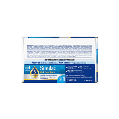 Similac 360 Total Care Step 1 Ready-To-Feed 16x235mL Bottles 🍁 All In One Marketplace Canada