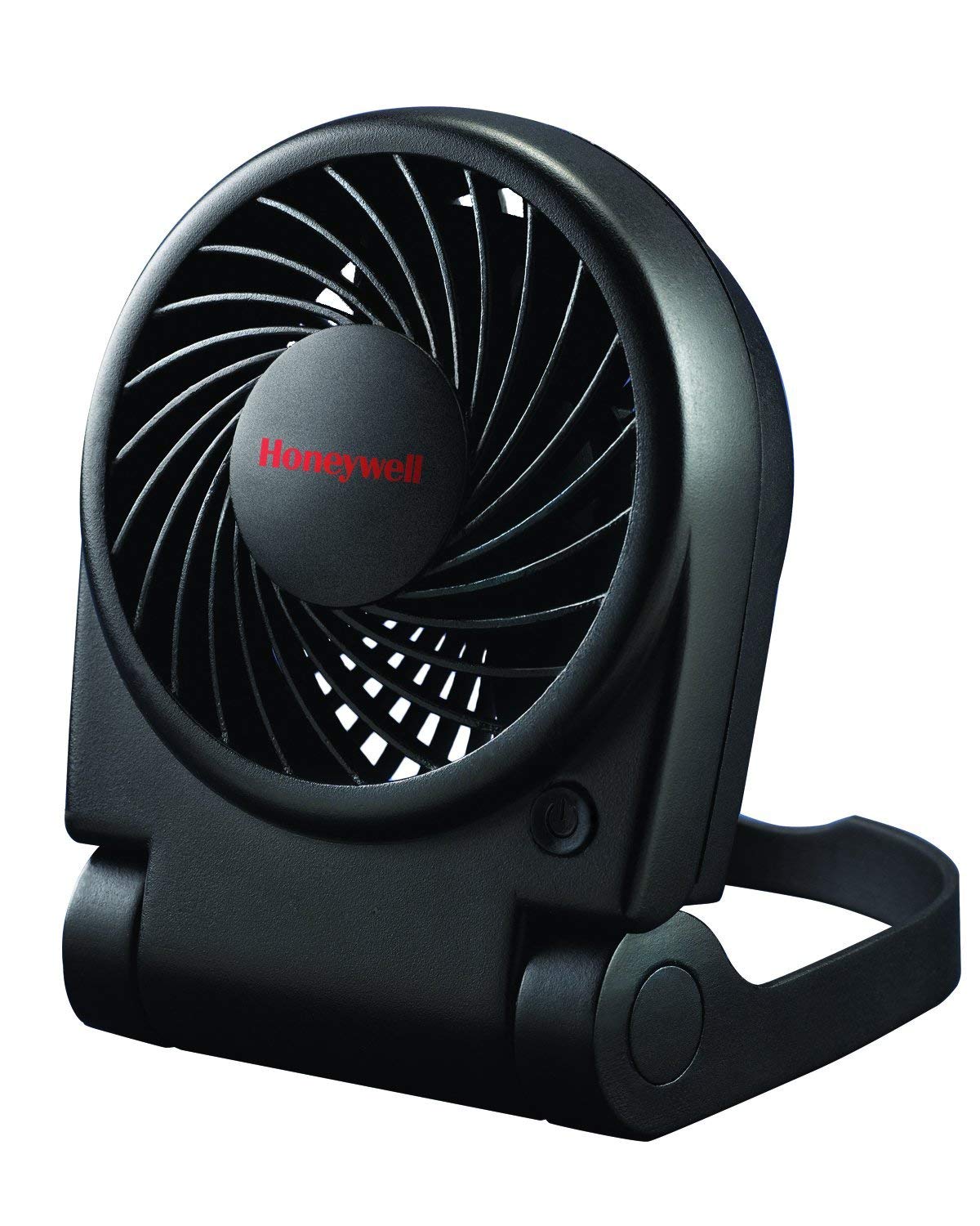 Honeywell HTF090BC On-the-go Personal Small Fan, Portable, Mountable, USB/Battery Powered, Electric Adapter, Foldable, Black Honeywell