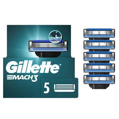 Gillette Mach3 Men’s Razor Blades - 5 Refills