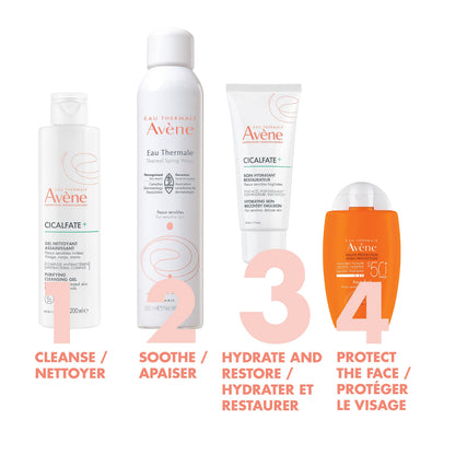 Eau Thermale Avene Cicalfate+ Hydrating Skin Recovery Emulsion, Superficial Dermatological Post-Procedure Skin Restore Emulsion Moisturizer, 40 ml EAU THERMALE AVENE