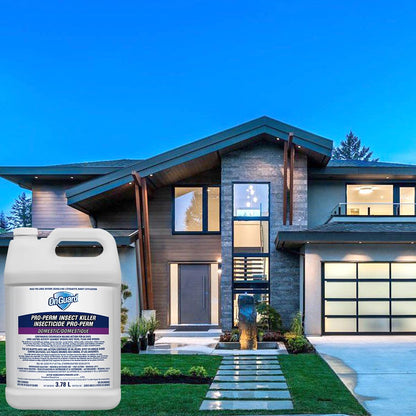 OnGuard Pro-Perm Insect Killer 3.78L | Bed Bug Spray | Fast Action, Residual (24/7), Non-Flammable, Water-Based Solution | 0.35% Permethrin | Ants, Bedbugs, Spiders, Cockroaches, Ticks, Fleas