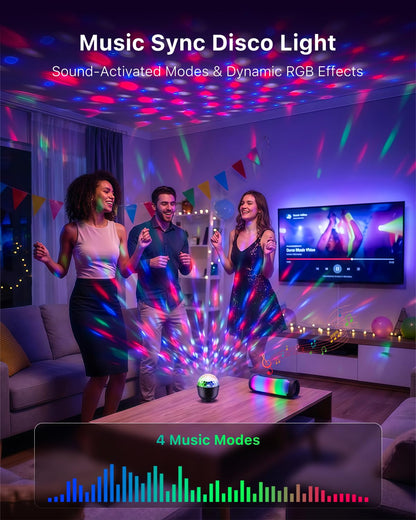 FALOVE 2 Pack Cupcake RGB Disco Ball Lights for Party & Ambient Night Light 🍁 All In One Marketplace Canada