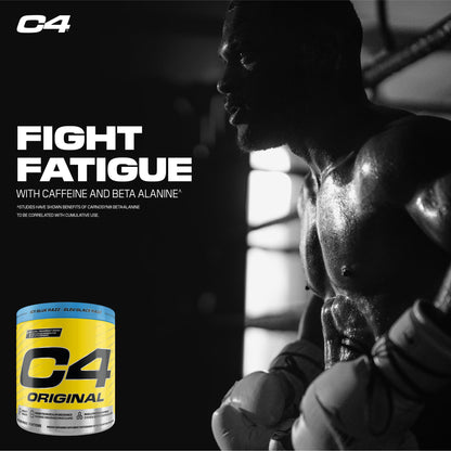 Cellucor C4 Original Pre Workout Powder - Sugar Free Preworkout Energy for Men & Women - 150mg Caffeine, Beta Alanine, Creatine - Icy Blue Razz, 60 Servings Cellucor