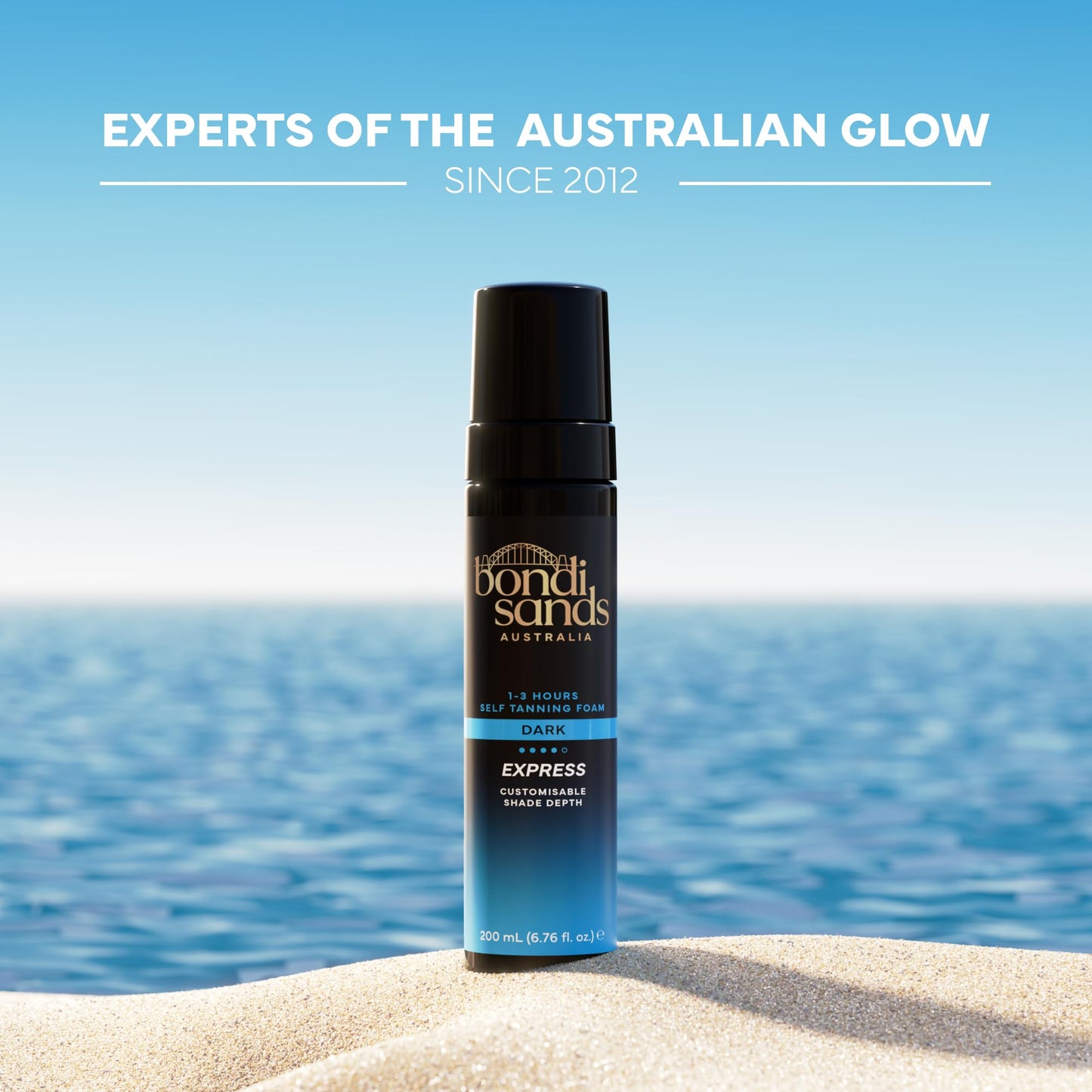 Bondi Sands 1 Hour Express Self Tanning Foam | Lightweight, Fragrance Free Self-Tanner for an Even, Streak-Free Tan | 200 mL
