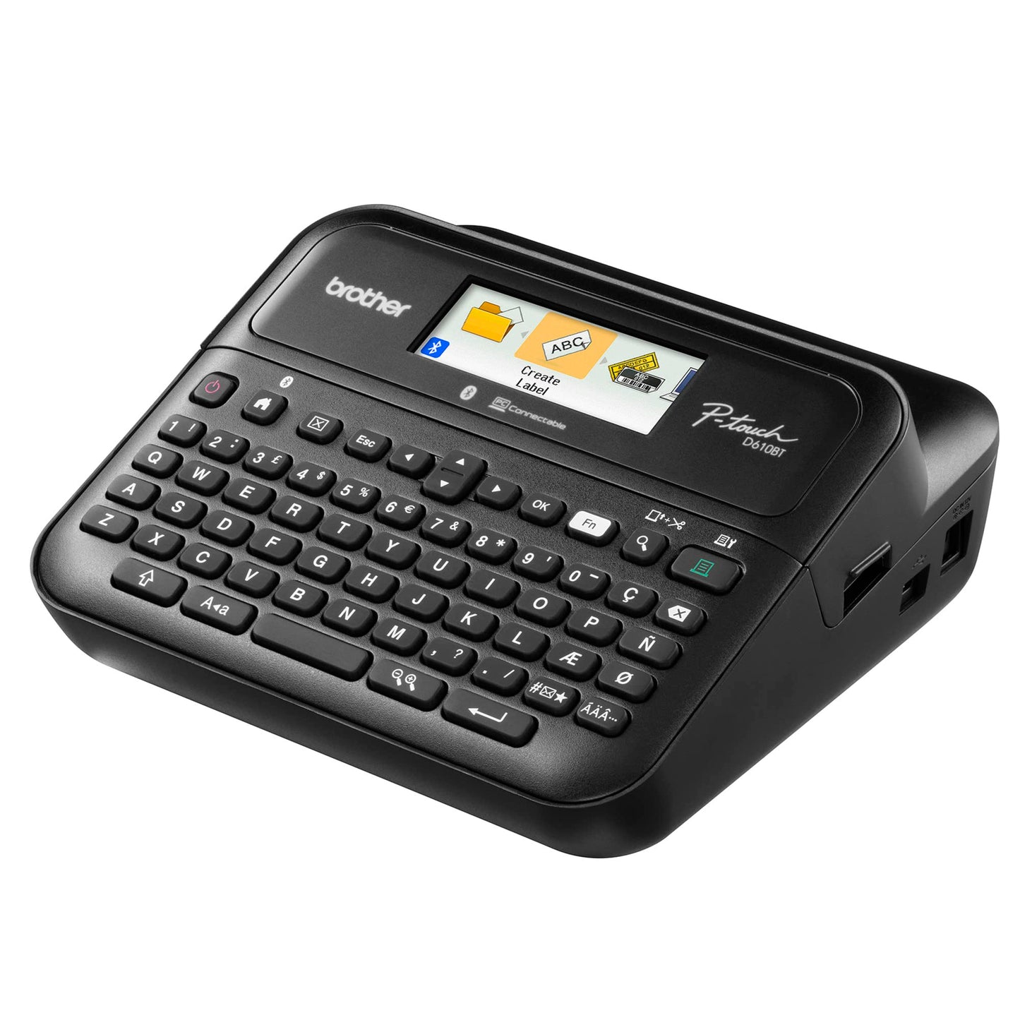 Brother P-Touch PT-D610BT Business Professional Connected Label Maker – Bluetooth® Thermal Labeling Machine – TZe Tape Included – Refillable, LabelManager-Compatible Brother
