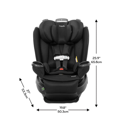 Evenflo Gold Revolve360 Extend All-in-One Rotational Car Seat with SensorSafe - Onyx Evenflo