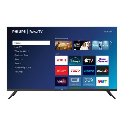 Philips 43PQF7676/F6 7600 Series 43-Inch Full HD QLED Roku TV