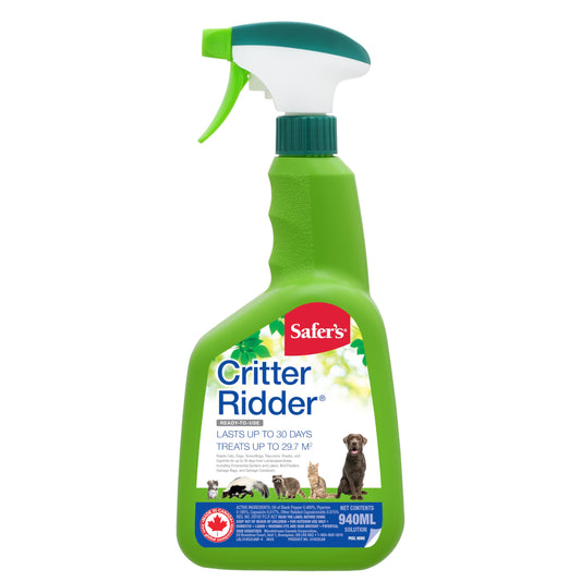 Safer's 31452CAN Critter Ridder Animal Repellent Ready-to-Use Spray - 940ml - Available at All In One Marketplace Canada