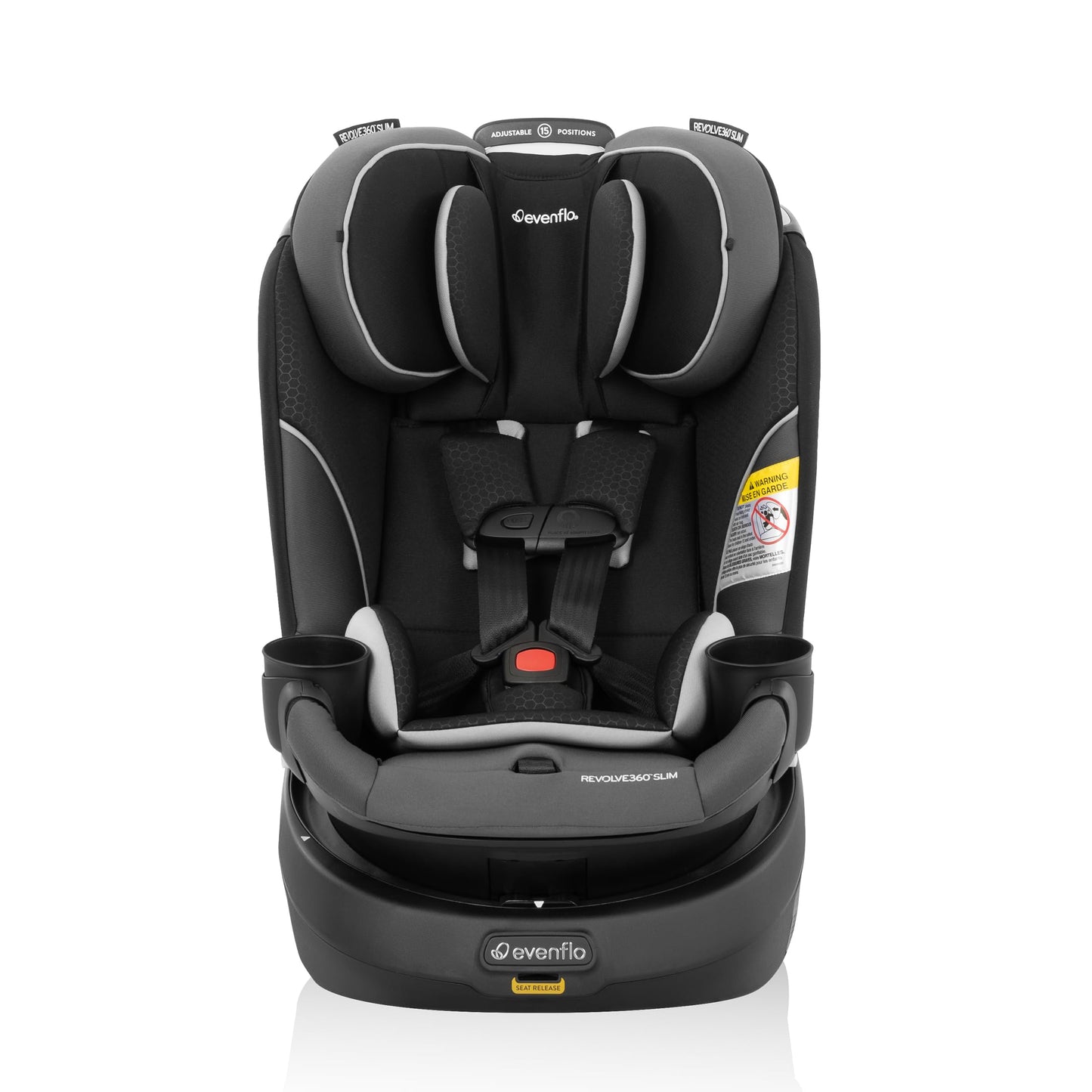 Evenflo Revolve360 Slim 2-in-1 Rotational Car Seat - Canton Black Evenflo