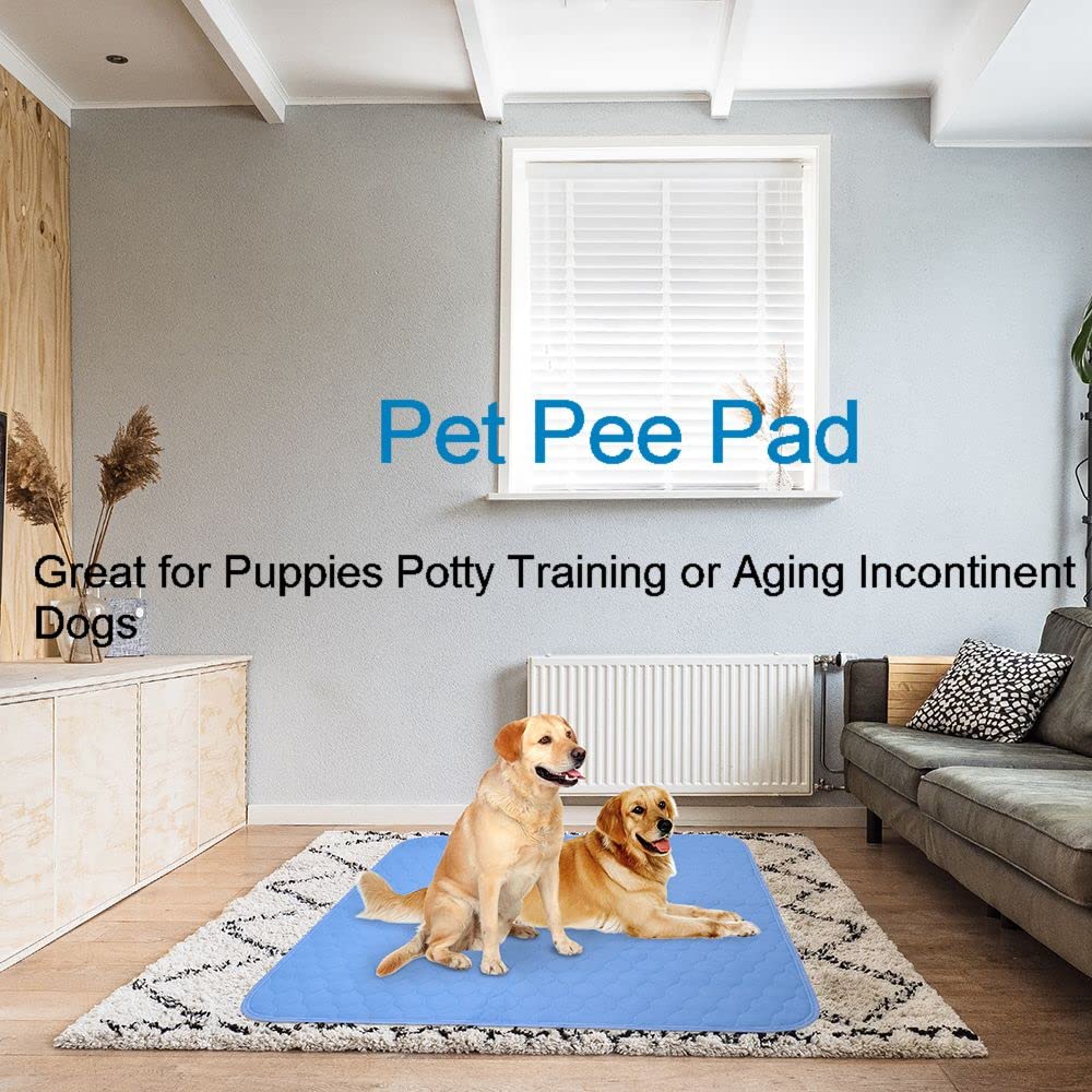 2PCS Reusable Underpads 34" x 36", Cooling Waterproof Bed Pads Washable for Incontinence Adults - Available at All In One Marketplace Canada