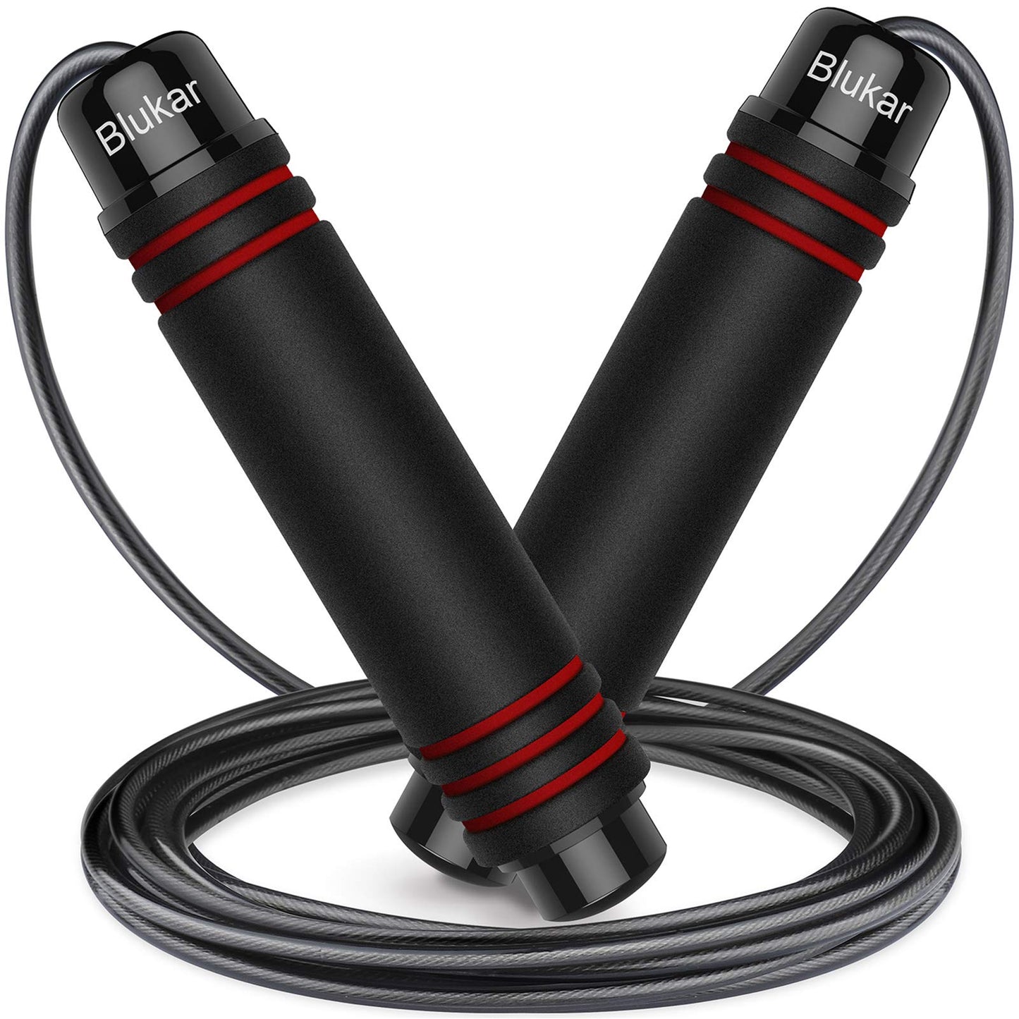 Blukar Jump Rope, Speed Skipping Jumping Rope Tangle-free Adjustable