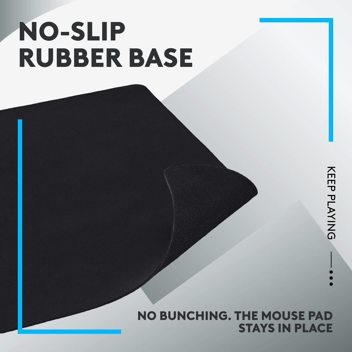 Logitech G240 Cloth Gaming Mouse Pad (340x280x1) - Black