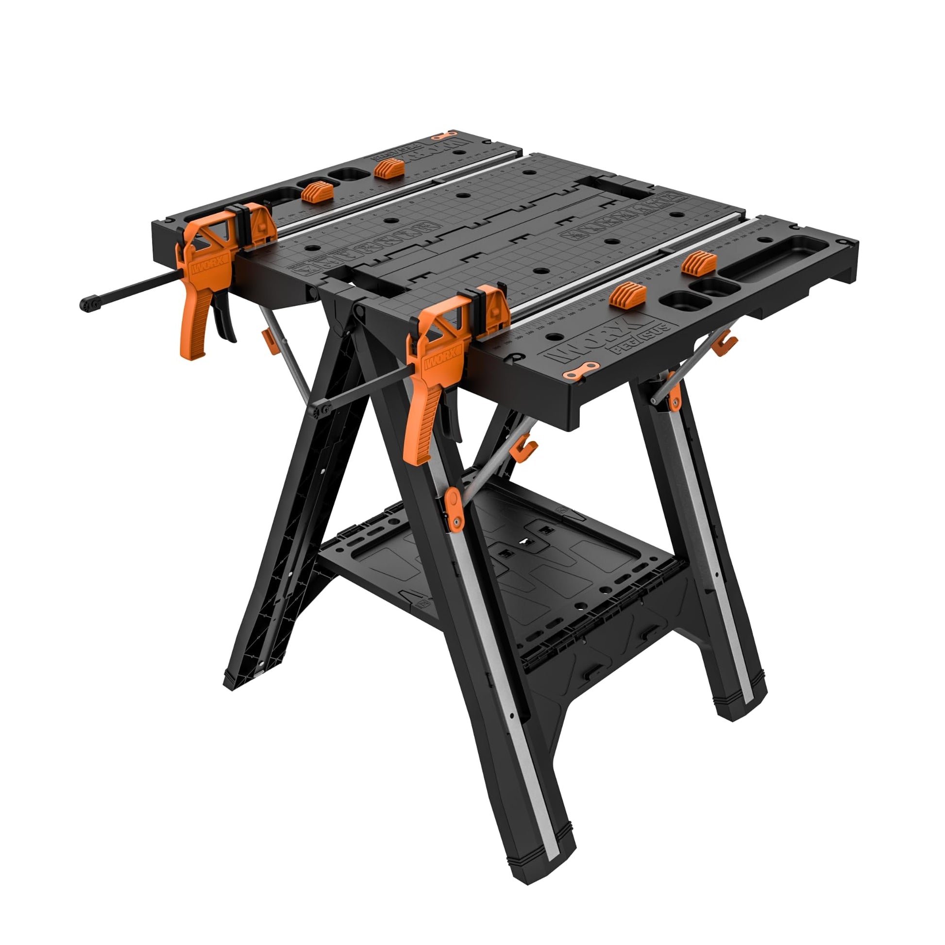 WORX WX051 Pegasus Folding Work Table with Quick Clamps - Available at All In One Marketplace Canada