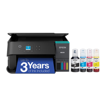 Epson EcoTank ET-2980 Wireless Color All-in-One Supertank Printer - Black