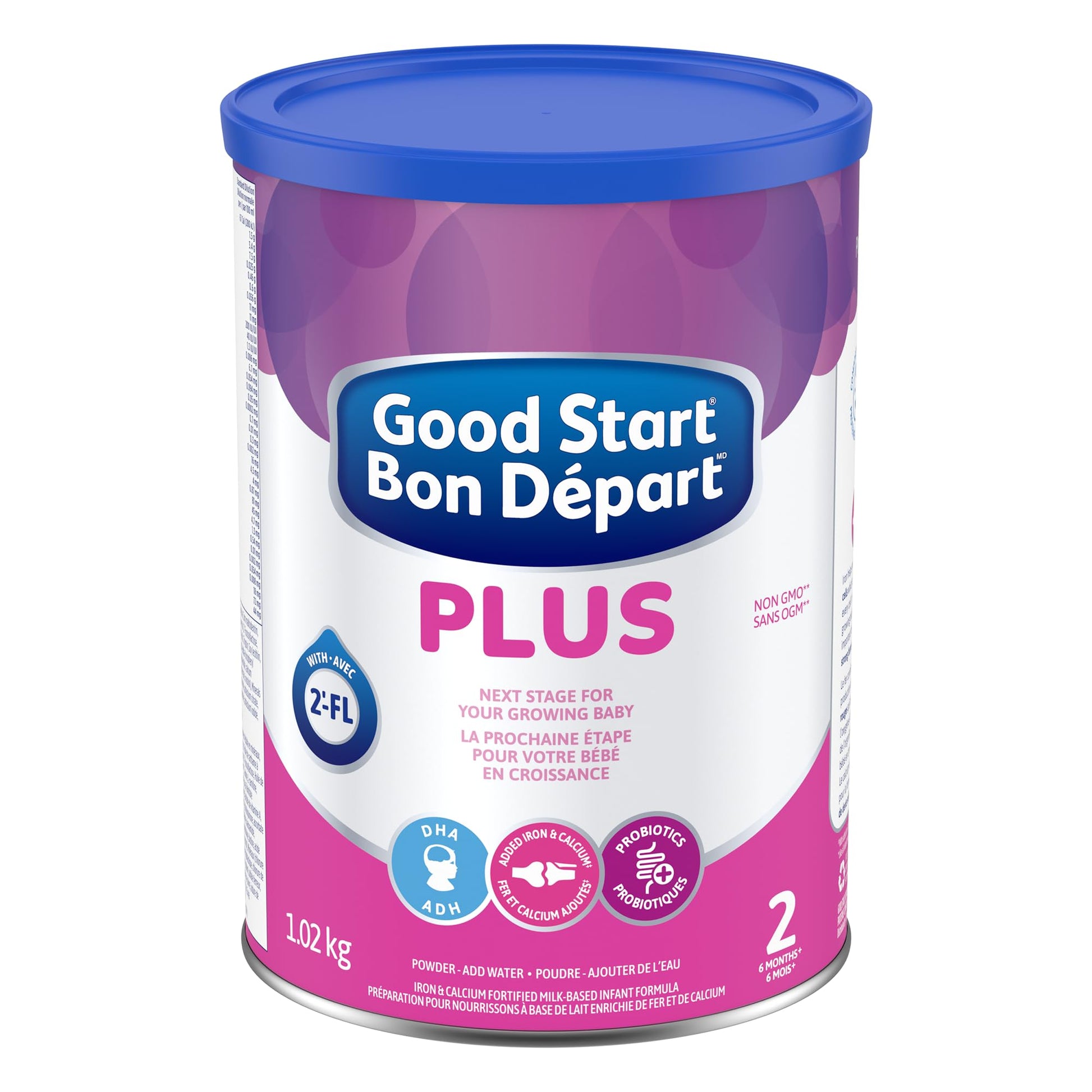 Good Start Plus 2 Baby Formula Powder – Stage 2 for Babies 6+ Months with Iron, Calcium, DHA & Probiotics, 1.02kg