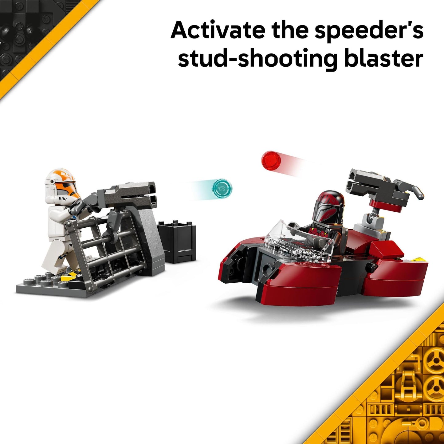 LEGO Star Wars Siege of Mandalore Battle Pack Building Toy for Boys & Girls - The Mandalorian Pretend Play Set W/4 Character Minifigures for Kids & Fans, Ages 6+ - Gift Idea for Birthdays - 75449 LEGO