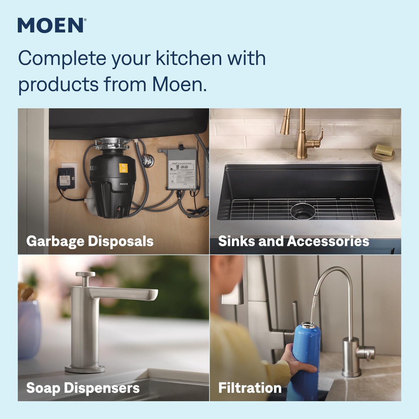 Moen 87233SRS Adler One-Handle High Arc Pulldown Kitchen Faucet with Power Clean, Spot Resist Stainless 🍁 All In One Marketplace Canada