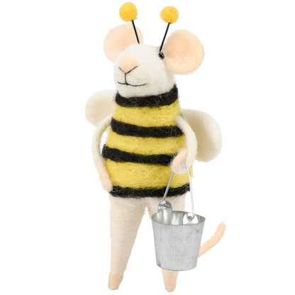 Primitives by Kathy Collectible Critter - Halloween Bee Mouse, Coordinate with Our Other Collectible Critters/Figurines for a Delightful/Seasonal Display