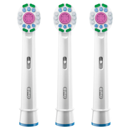 Oral-B 3D White X-Filament Replacement Brush Heads, 3 Count