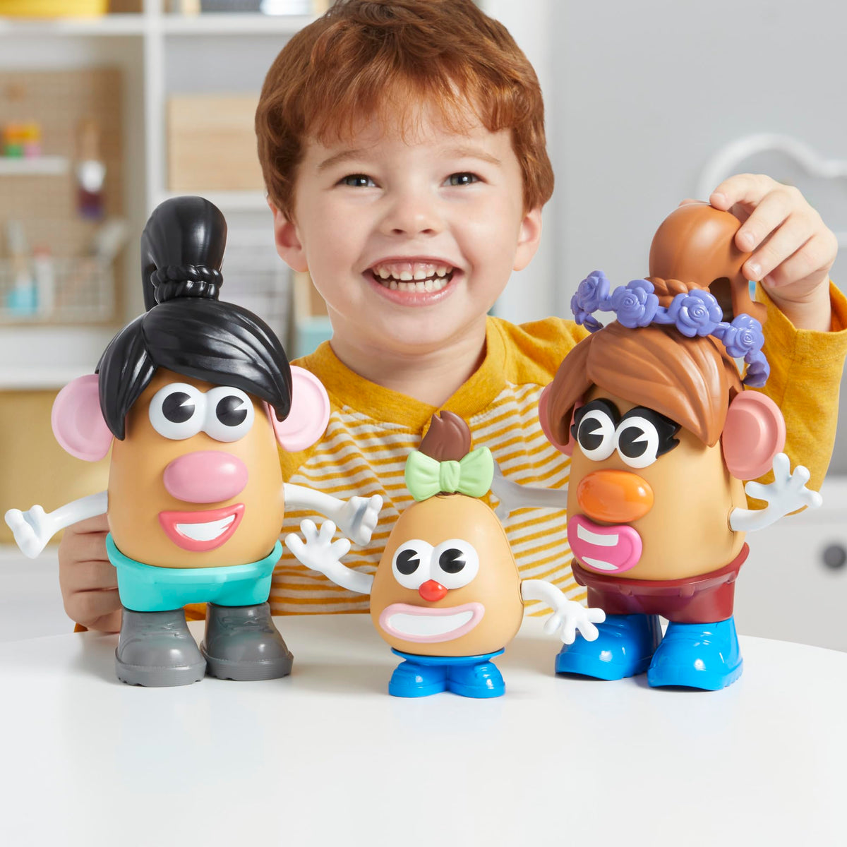 Potato Head Create Your Potato Head Family Set with 44 Parts and Pieces, Creative Toddler and Preschool Toys for 2 Year Old Girls and Boys and Up