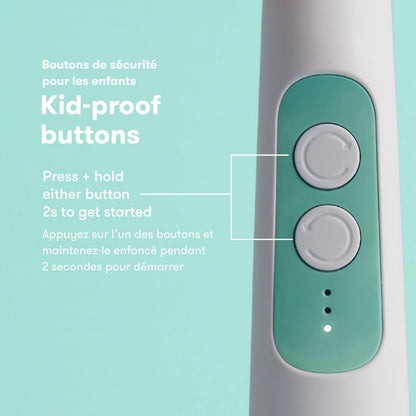 Frida Baby Electric Nail Trimmer, Safe + Easy Electric Nail File Baby Nail Clipper + Nail Trimmer Kit for Newborn, Toddler, or Children's Fingernails/Toenails, 4 Buffer Pads, LED Light, Storage Case 🍁 All In One Marketplace Canada