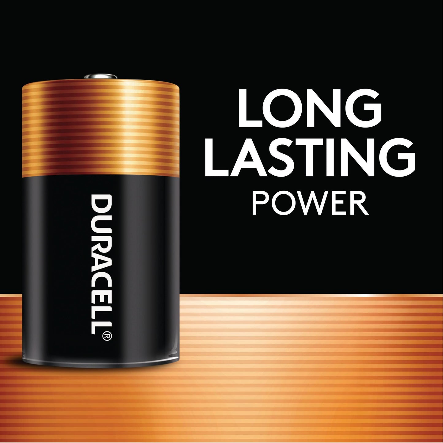Duracell Coppertop C Batteries, 8 Count, 10-Year Shelf Life, Long-Lasting Duracell