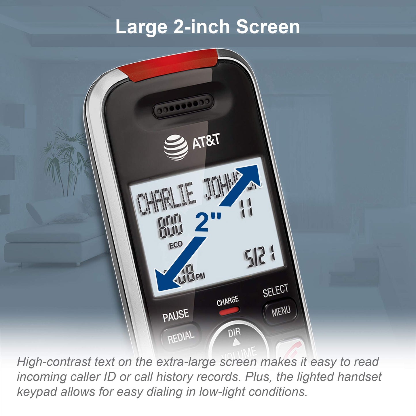 AT&T BL102-4S 4-Handset Cordless Phone with Answering System, 2" Display, Backlit Buttons & Visual Ringer, Black/Silver 🍁 All In One Marketplace Canada