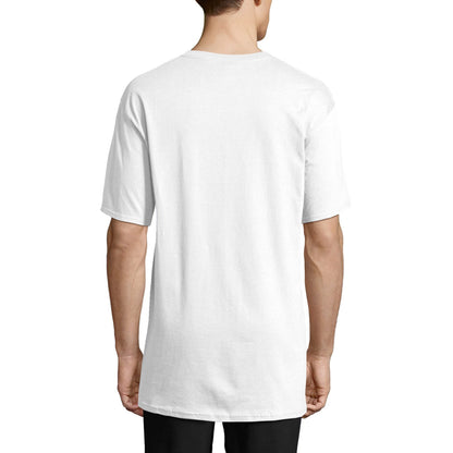 Hanes Size Men's Beefy Short Sleeve Tee Value Pack (2-Pack), White, X-Large/Tall